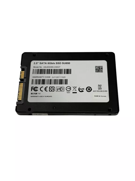 DYSK SSD ADATA ULTIMATE SU650 240GB 2.5"