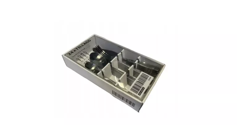 KOMPLET SZTUĆCÓW 24X TILLAGD IKEA CZARNE