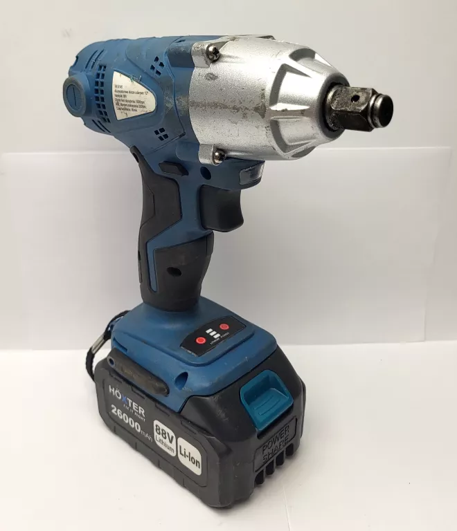 KLUCZ UDAROWY HÖXTER HX-8145 / 2 X AKU/ ŁADOWARKA
