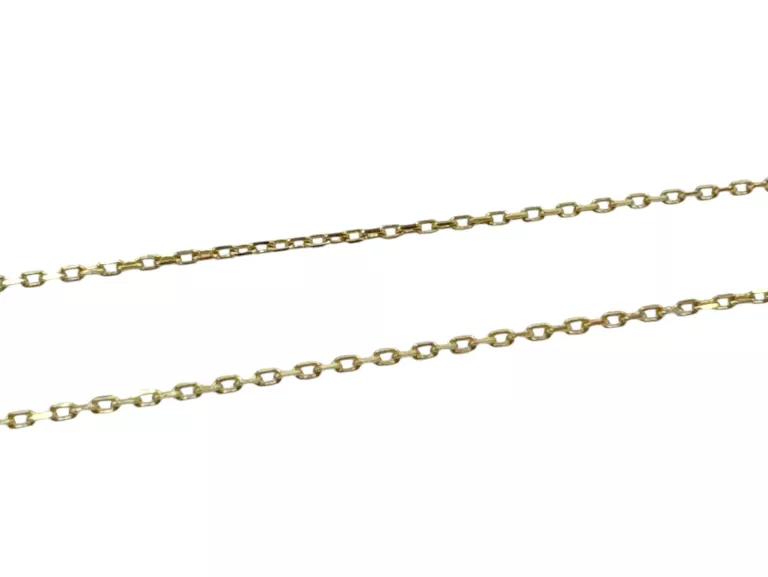 ZŁOTY ŁAŃCUSZEK CELEBRYTKA Z AŻUROWYM SERDUSZKEM 585 R:45CM W:1,38G