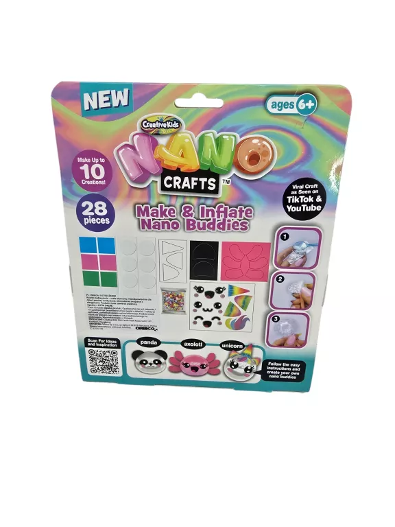TAŚMA NANO CRAFT ZESTAW MAKE & INFLATE NANO BUDDIES BAŃKI 28 EL.
