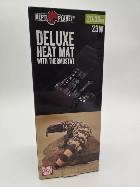 REPTI PLANET DELUXE HEAT MAT MATA GRZEWCZA Z TERMOSTATEM 20X30CM 23W