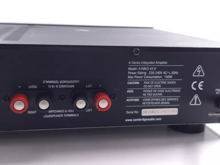 WZMACNIACZ CAMBRIDGE AUDIO A1 MK3 150W