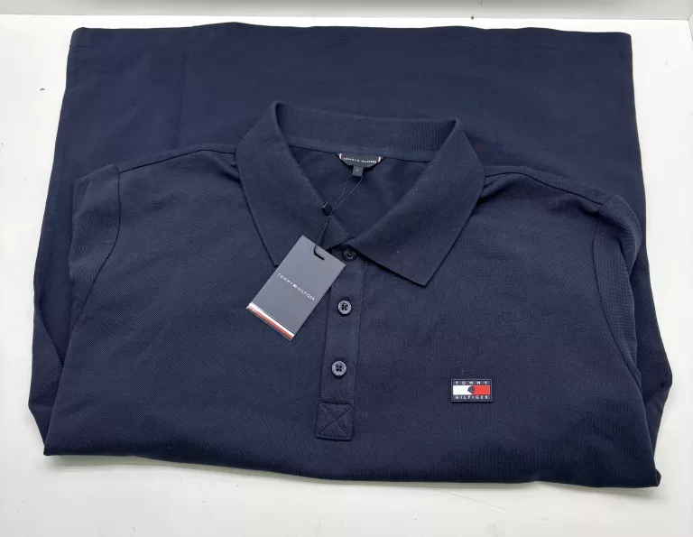 KOSZULKA TOMMY POLO ROZMIAR L GRANATOWA