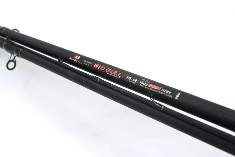 3 WĘDKI - OKAZJA! 2 X RUMPOL BIG BULL FD-120 3603 + VENGEANCE 270M 10-30G