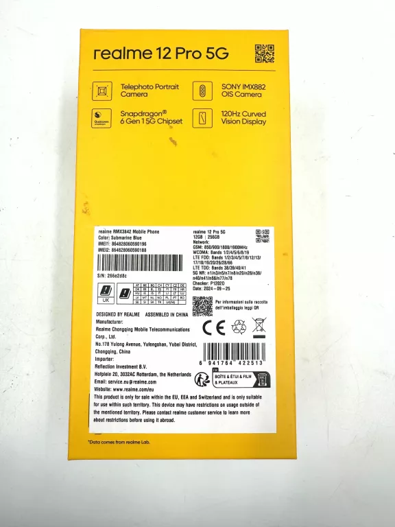 REALME 12 PRO 5G 12+12/256GB PUDEŁKO