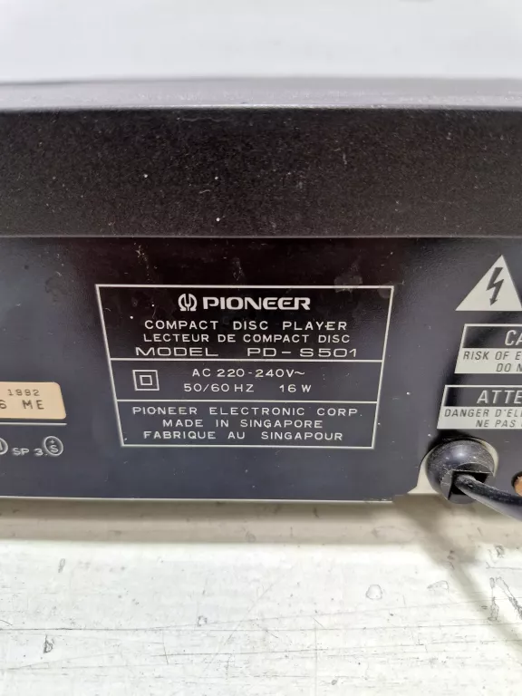 ODTWARZACZ CD PIONEER PD-S501