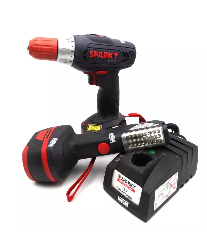 WKRĘTARKA SPARKY BR12E +LATARKA AKUMULATOR ŁADOWARKA