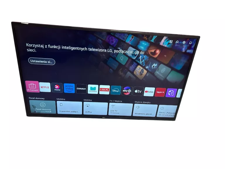 TELEWIZOR LG 49UN711C 49" UHD SMART TV 4K