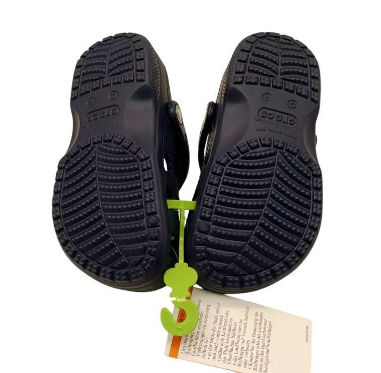 CROCS KLAPKI DZIECIĘCE GUMA GRANATOWY ROZMIAR 29-30