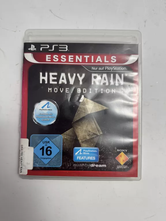 GRA PS3 HEAVY RAIN MOVE EDITION