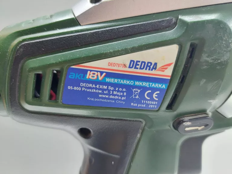 WKRĘTARKA DEDRA DED7873B KOMPLET
