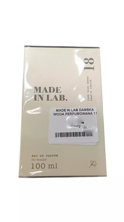 MADE IN LAB DAMSKA WODA PERFUMOWANA 18 100ML