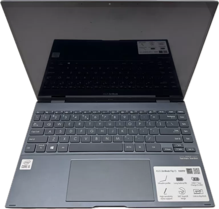 LAPTOP ASUS ZENBOOK FLIP UX363EA 13,3 " INTEL CORE I5 16 GB / 512 GB SZARY