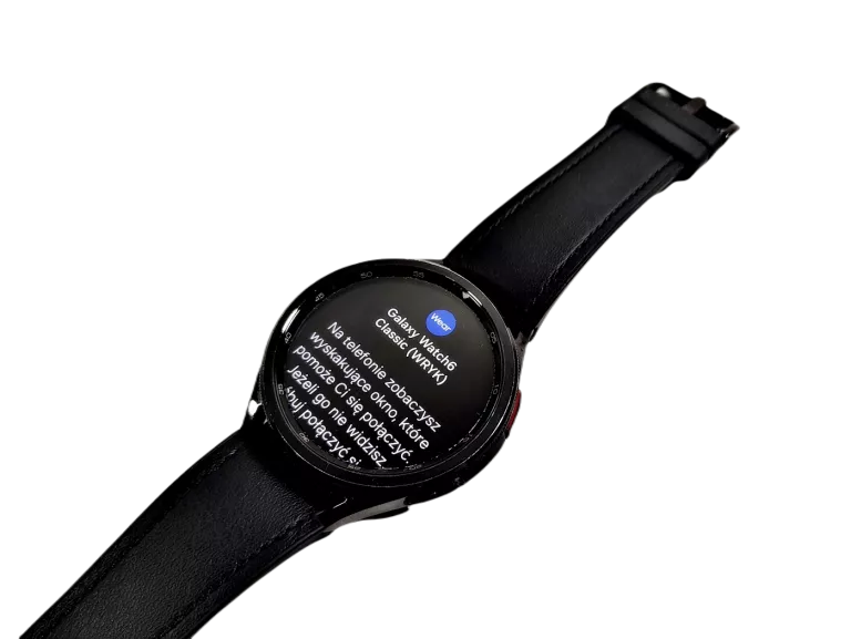 SMARTWATCH SAMSUNG GALAXY WATCH 6 CLASSIC 47MM CZARNY NFC WI-FI BLUETOOTH