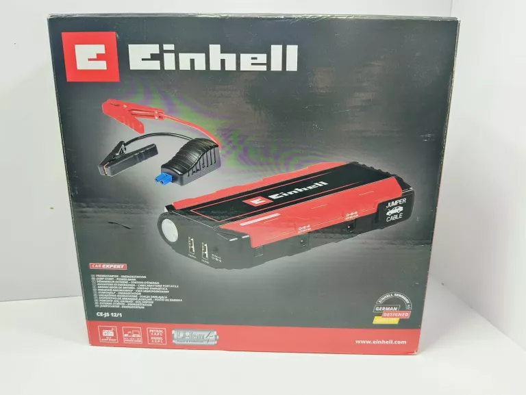 JUMP STARTER, URZĄDZENIE ROZRUCHOWE, POWERBANK CE-JS 12/1 EINHELL