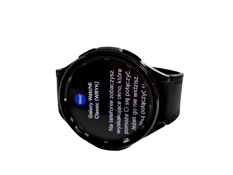 SMARTWATCH SAMSUNG GALAXY WATCH 6 CLASSIC 47MM CZARNY NFC WI-FI BLUETOOTH