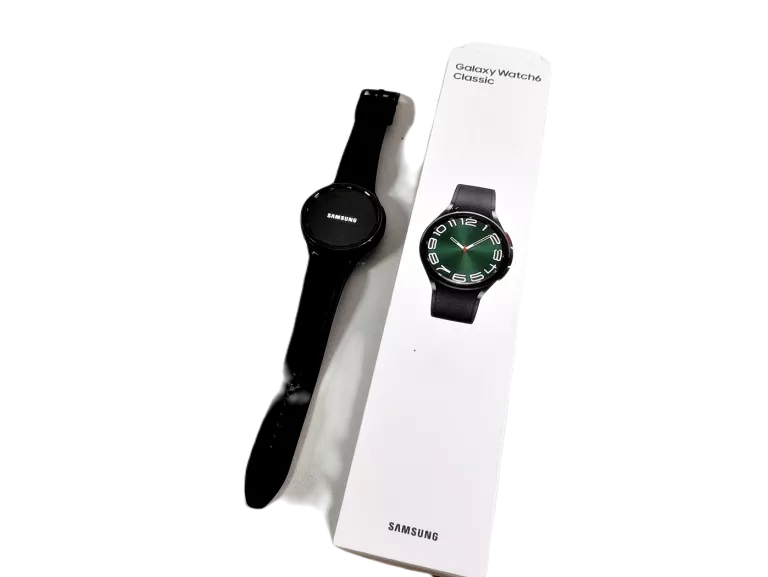 SMARTWATCH SAMSUNG GALAXY WATCH 6 CLASSIC 47MM CZARNY NFC WI-FI BLUETOOTH