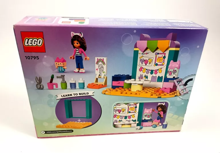 KLOCKI LEGO 10795 KOCI DOMEK GABI PRACE RĘCZNE Z TEKTURZĄTKIEM 4+