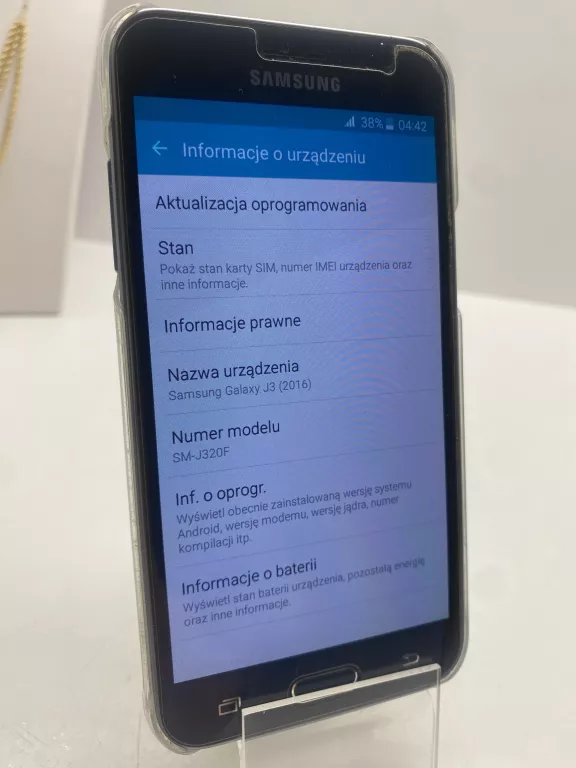 SMARTFON SAMSUNG GALAXY J3 2016 1,5 GB / 8 GB 4G (LTE) CZARNY