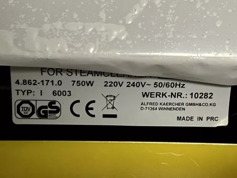 KARCHER SC 1030 1,512-231 + ŻELAZKO PAROWE KARCHER 4.862-156