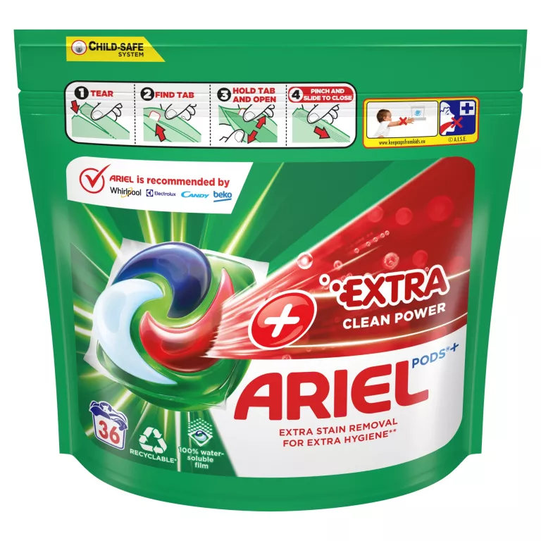 ARIEL ALL-IN-1 PODS KAPSUŁKI Z PŁYNEM DO PRANIA, 36PRAŃ 8001090804990