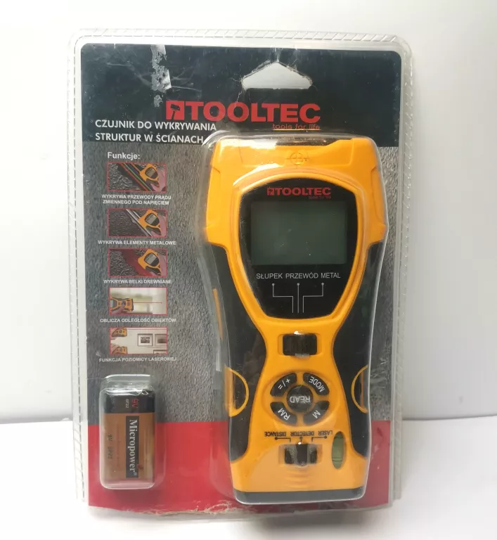 TOOLTEC CZUJNIK DO WYKRYWANIA STRUKTUR W SCIANACH