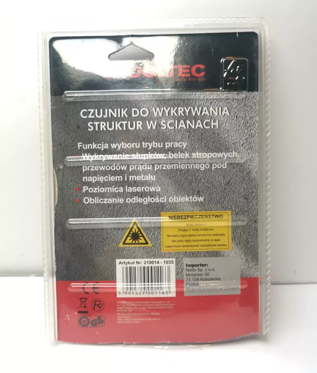 TOOLTEC CZUJNIK DO WYKRYWANIA STRUKTUR W SCIANACH