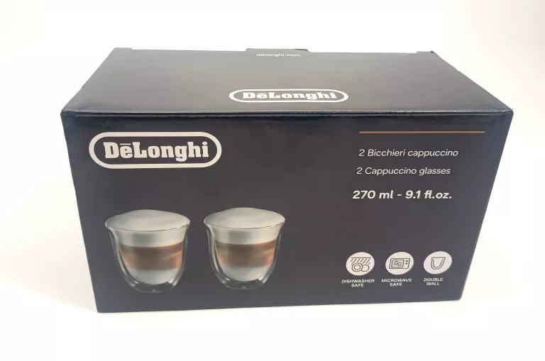 SZKLANKI DO KAWY DELONGHI 270ML 2PACK