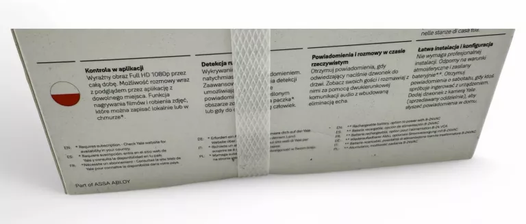 SMART DZWONEK WIDEO YALE SV-VDB-1A-V1 JAK NOWY!!