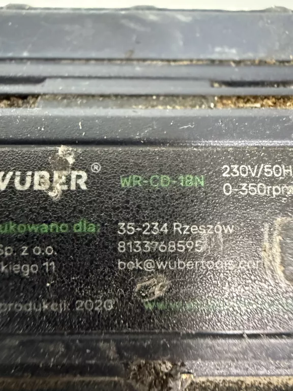 WKRENTARKA WUBER WR-CD 18 PLUS ŁAD