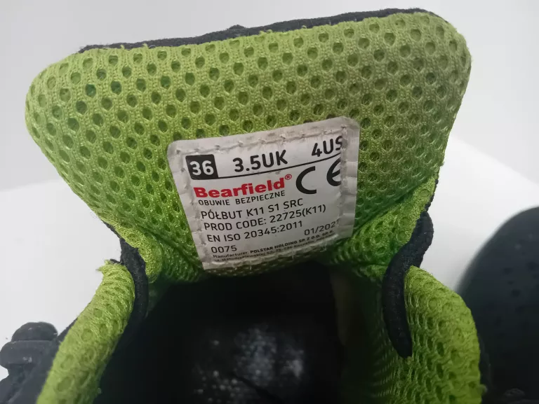 OBUWIE ROBOCZE PÓŁBUTY BEARFIELD K11 ROZMIAR 36