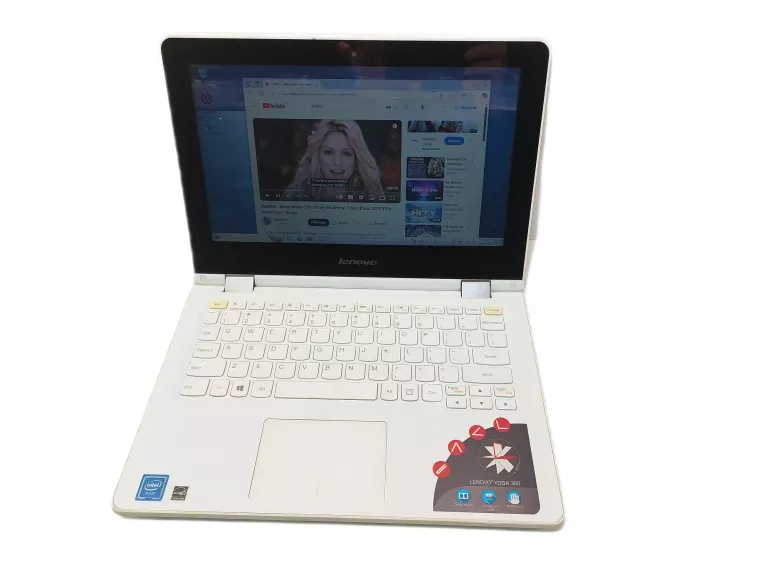 LAPTOP LENOVO YOGA 300-11IBR 11 " INTEL CELERON 2 GB / 32 GB BIAŁY