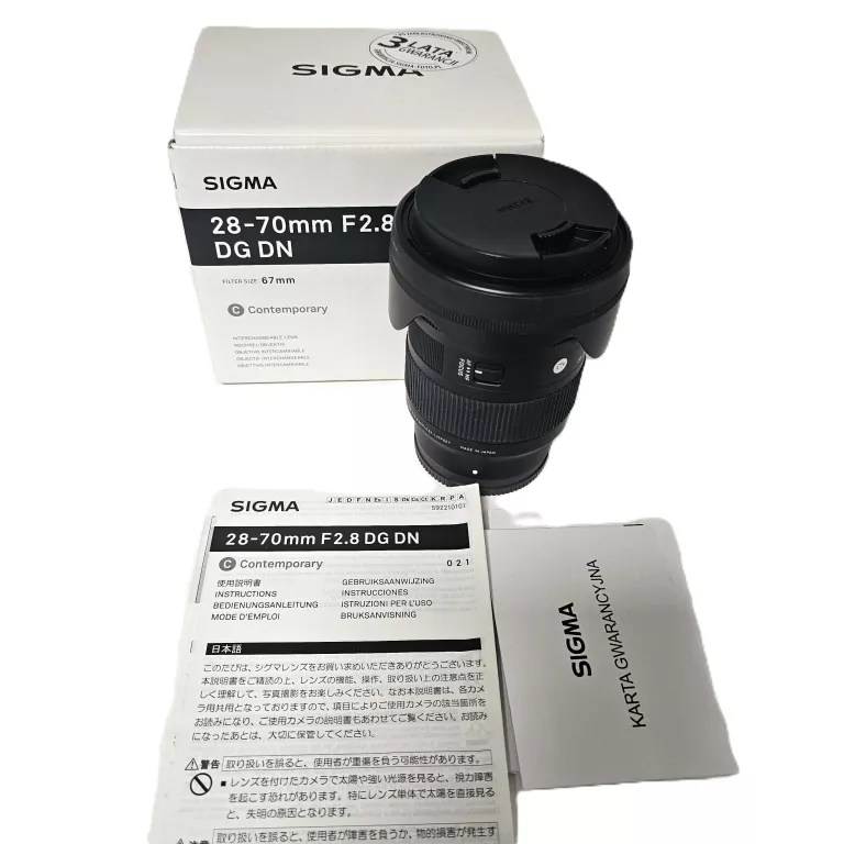OBIEKTYW SIGMA C 28-70 F 2.8 DG DN SONY-E
