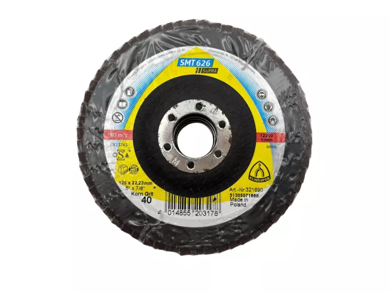 TARCZA ŚCIERNA DO SZLIFOWANIA METALU SMT 626 SUPRA - CZTEROPAK