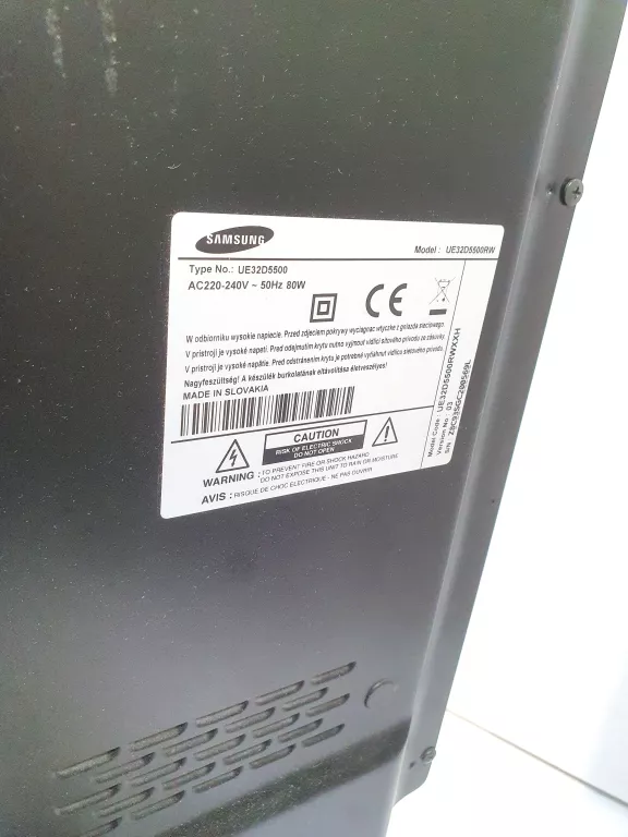 TELEWIZOR SAMSUNG UE32D5500