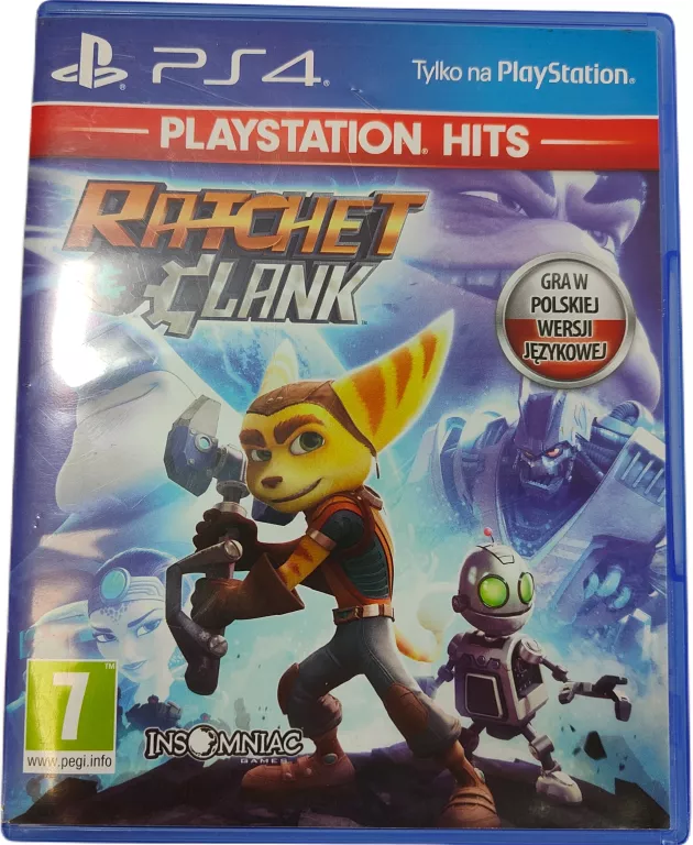 GRA NA KONSOLE RATCHET & CLANK SONY PLAYSTATION 4 (PS4) POLSKA WERSJA