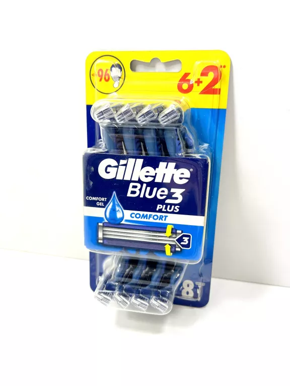 MASZYNKA DO GOLENIA GILLETTE BLUE 3 COMFORT 8 SZT.