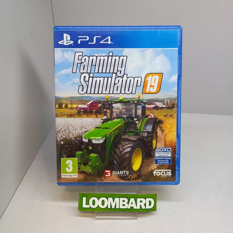 GRA NA KONSOLE PS4 FARMING SIMULATOR 19