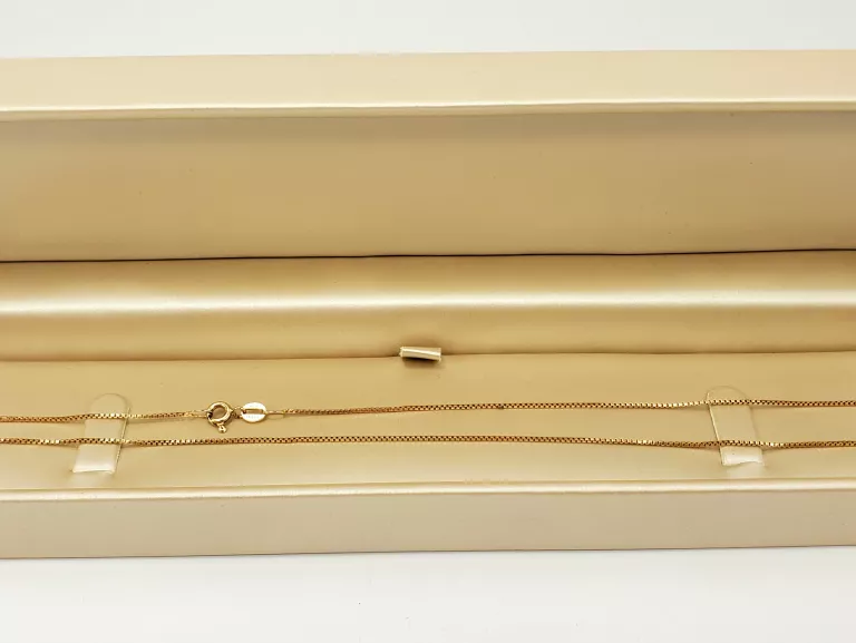 ZŁOTY ŁAŃCUSZEK KOSTKA 585 2,8 G DŁUGOŚĆ 57 CM