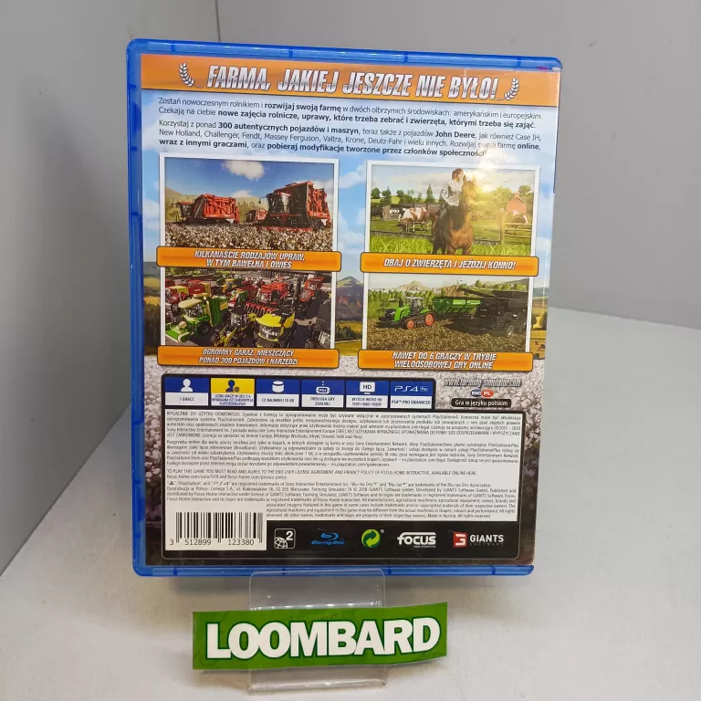 GRA NA KONSOLE PS4 FARMING SIMULATOR 19