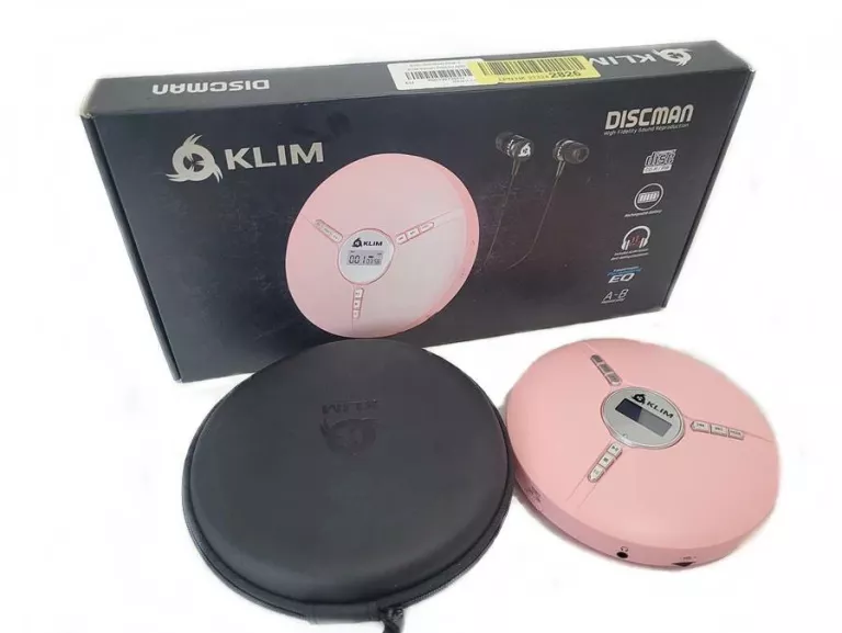 ODTWARZACZ CD KLIM DISCMAN RÓŻOWY