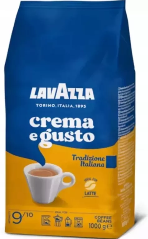 LAVAZZA CREMA E GUSTO TRADIZIONE ITALIANA KAWA ZIARNISTA 1KG ORYGINALNA