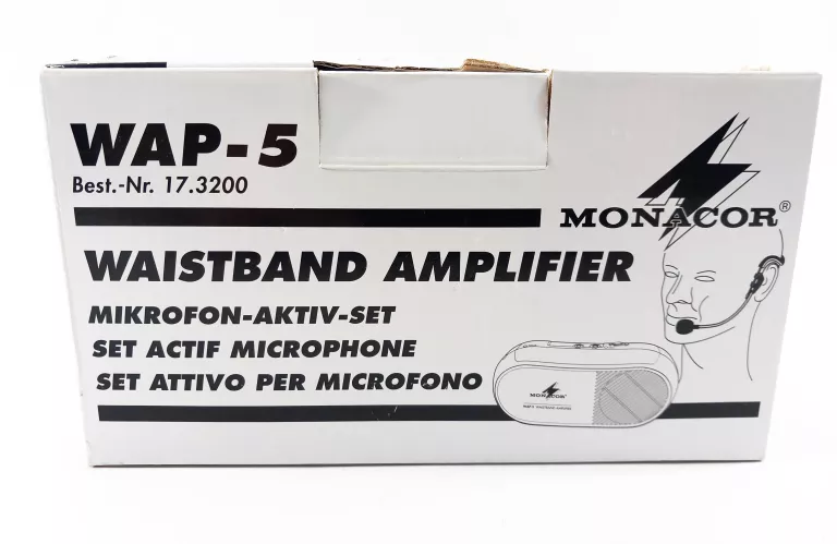 WZMACNIACZ GŁOSU MONACOR WAP-5 - WZMACNIACZ GŁOSU