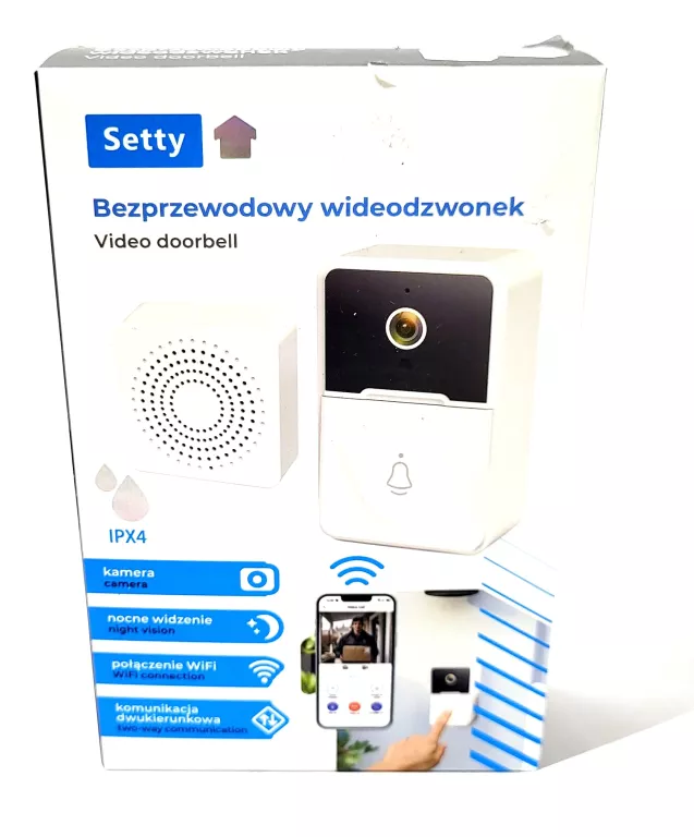 BEZPRZEWODOWY WIDEODZWONEK SETTY