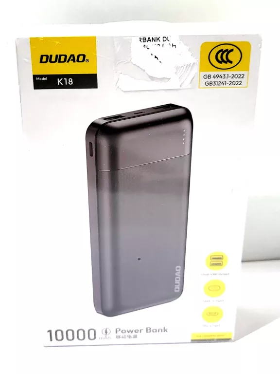 POWERBANK DUDAO K18 10000 MAH