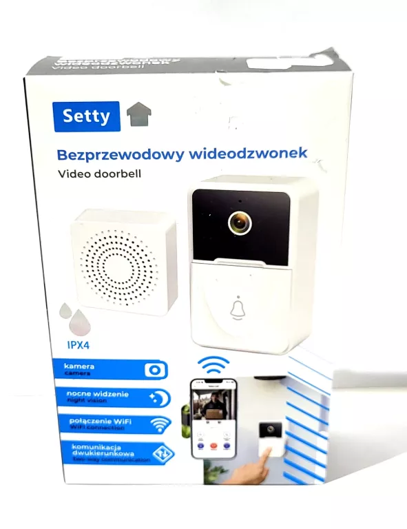 BEZPRZEWODOWY WIDEODZWONEK SETTY