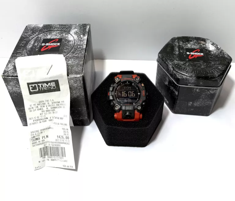 ZEGAREK CASIO G-SHOCK CASIOGW-9500-1A4ER - OPAKOWANIE + DOWÓD ZAKUPU