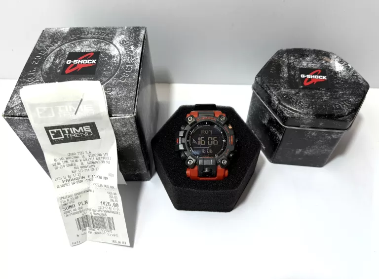 ZEGAREK CASIO G-SHOCK CASIOGW-9500-1A4ER - OPAKOWANIE + DOWÓD ZAKUPU