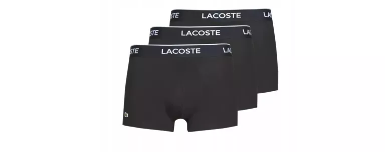 MĘSKIE BOKSERKI LACOSTE 3PACK ROZMIAR M